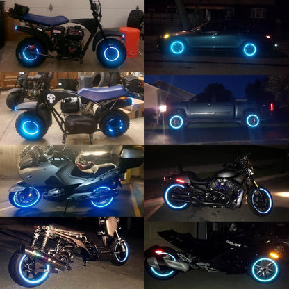 5m GlowStrips High-Visibility Reflective Strips for Nighttime Use—Designed for Motorcycles, Scooters, and Bicycles
