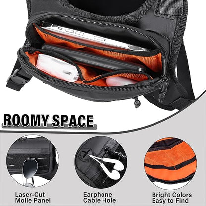 Chest Bag For Men or Women , Outdoor Sports Running Chest Pack