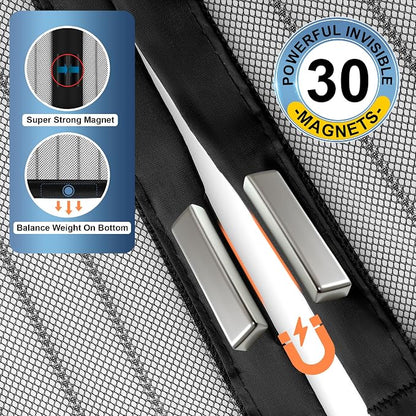 Magnetic Screen Door – Automatic Close, Keeps Bugs Out, Pet & Kid Friendly