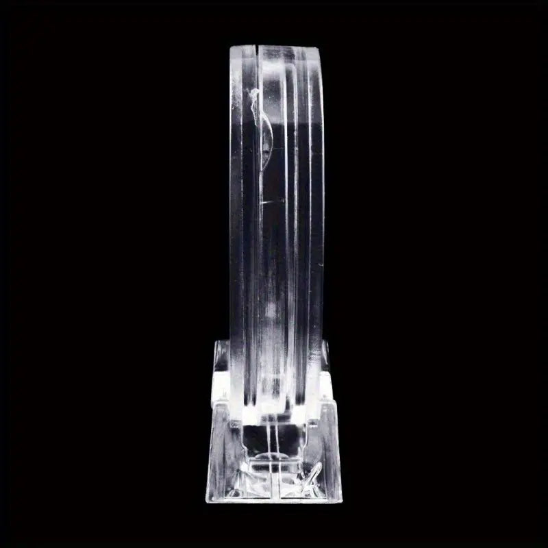 10pcs Transparent Challenge Coin Display Holders with Stands