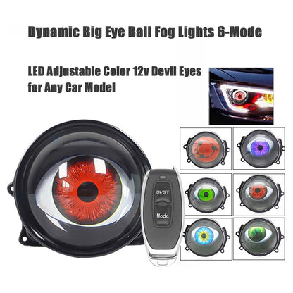 Third Generation Dynamic Big Eye Lights, Dynamic Big Eye Ball Fog Lights 6-Mode