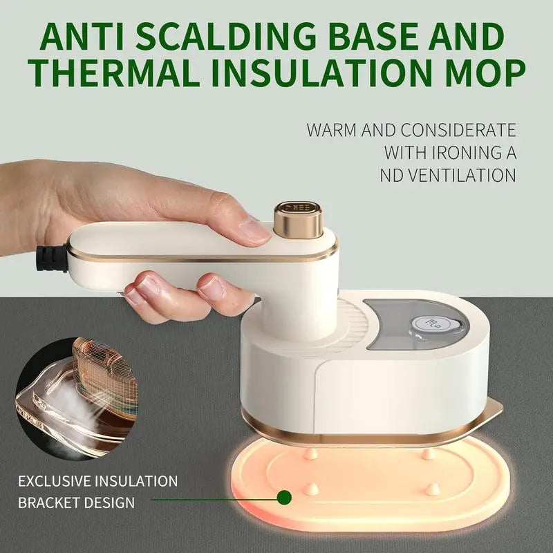 Mini Handheld Steamer Iron for Clothes with Dry & Wet