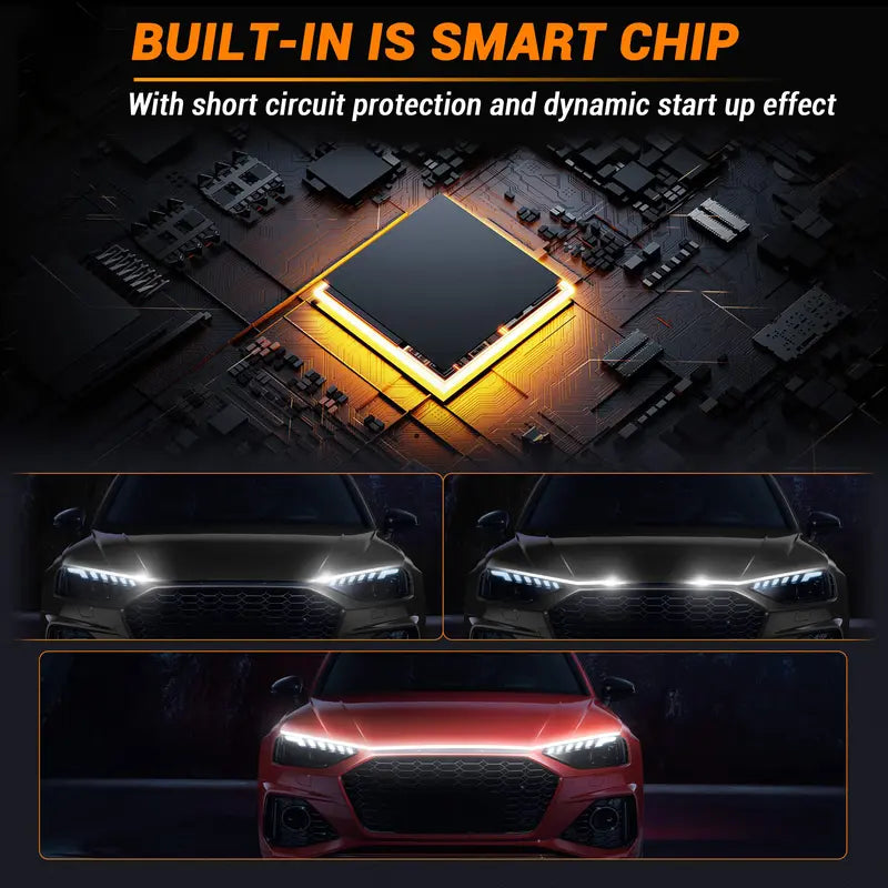 71” High Brightness Automotive Hood Gap LED Strip