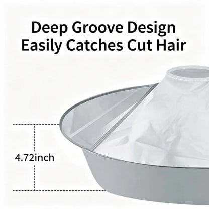 Portable Waterproof Hair Cutting Cape, Hair Catcher Bib