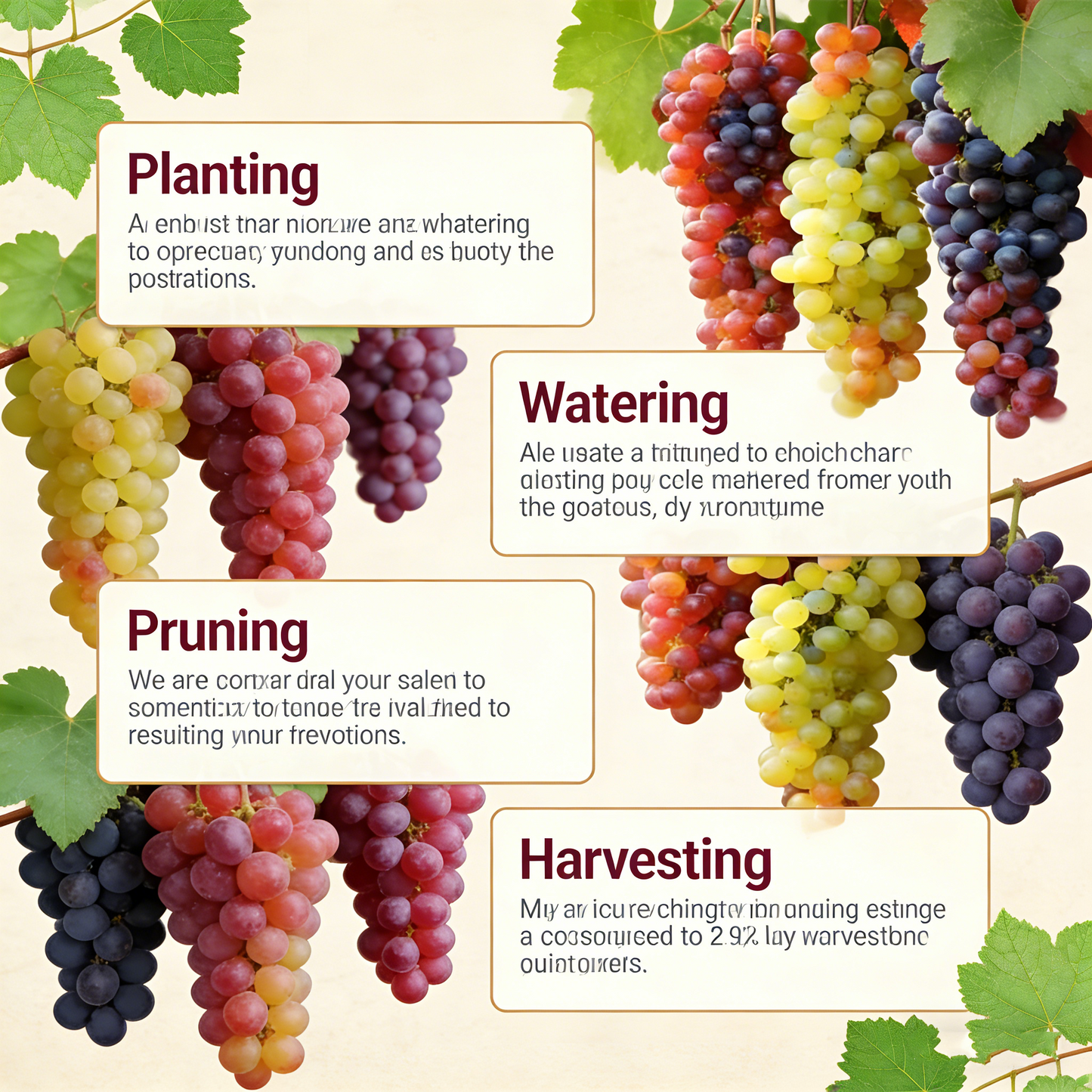 100 Two-Tone "Waterfall" Organic Grape Seeds — Sweet, Juicy Fruit for Your Home Garden