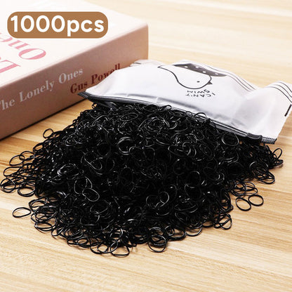 1000PCS Little Elastic Hair Bands for Girls Kids Toddler Women