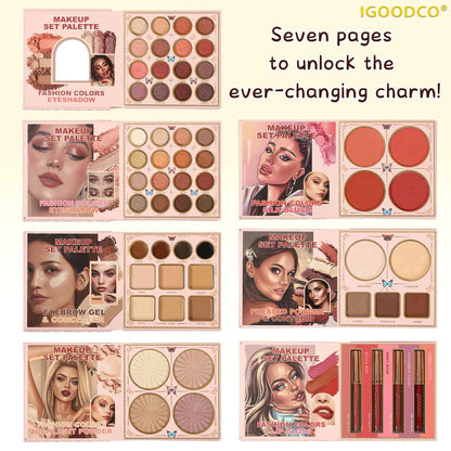 8-in-1 Book-Style Makeup Palette