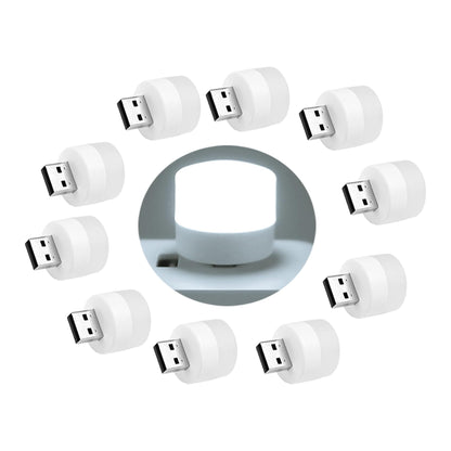 10Pcs USB LED Mini Light Bulb, Plug in Night Light, Warm White, USB Light Bulb