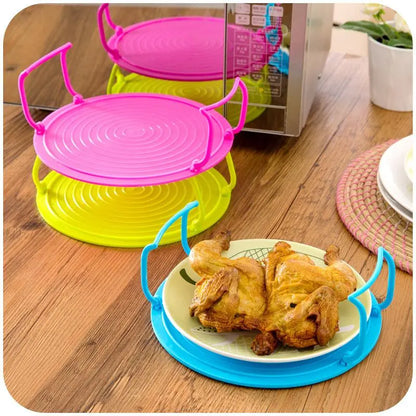 Microwave Plate Stacker, 3-in-1 Plastic Microwave Plate Holder