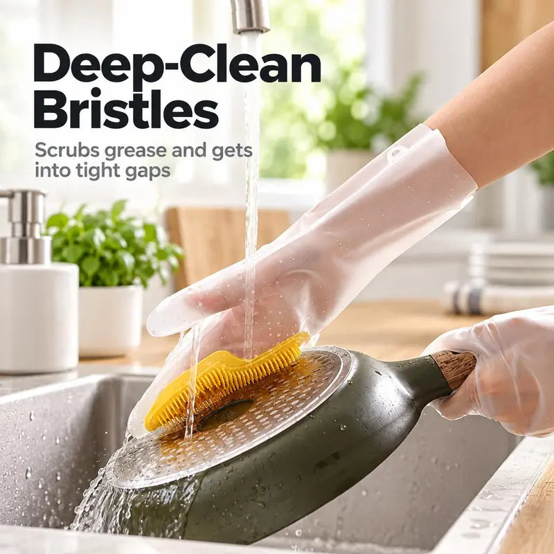 3 Pairs Multi-functional Kitchen Cleaning Gloves