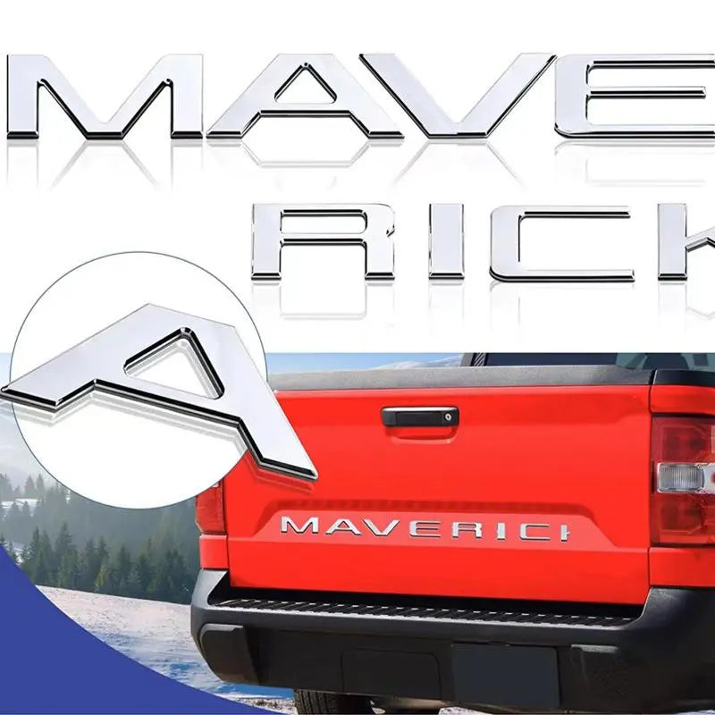 Tailgate Letter Inserts - Compatible with 2022-2026 Ford Maverick