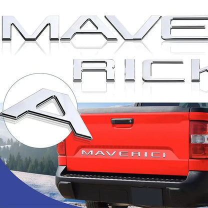Tailgate Letter Inserts - Compatible with 2022-2026 Ford Maverick