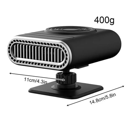 12V Portable Car Heater Power, Adjustable Defogging Windshield Demister