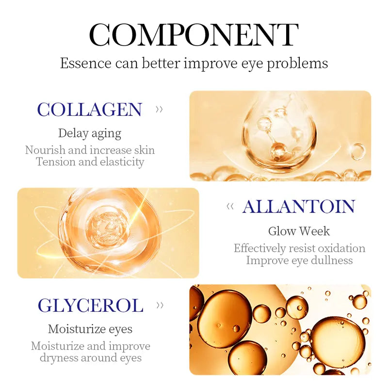 Collagen-Infused Under Eye Cream Puffiness Relief, Brightening, Firming