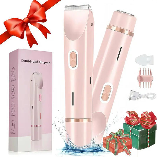 Electric Trimmer for Women, Electric Shaver and Razor Rechargeable 2-in-1 Body