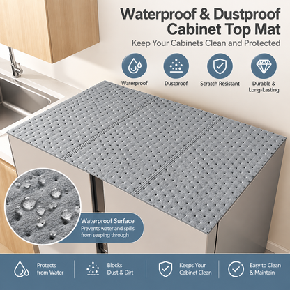 5Pcs Disposable Fridge Top Oil Absorbent Mat 24 * 36in Waterproof Dust Proof Pad