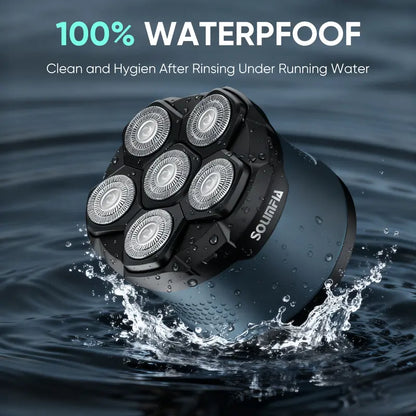 New Bald Head Shaver LED Display Waterproof Rechargeable Long Battery
