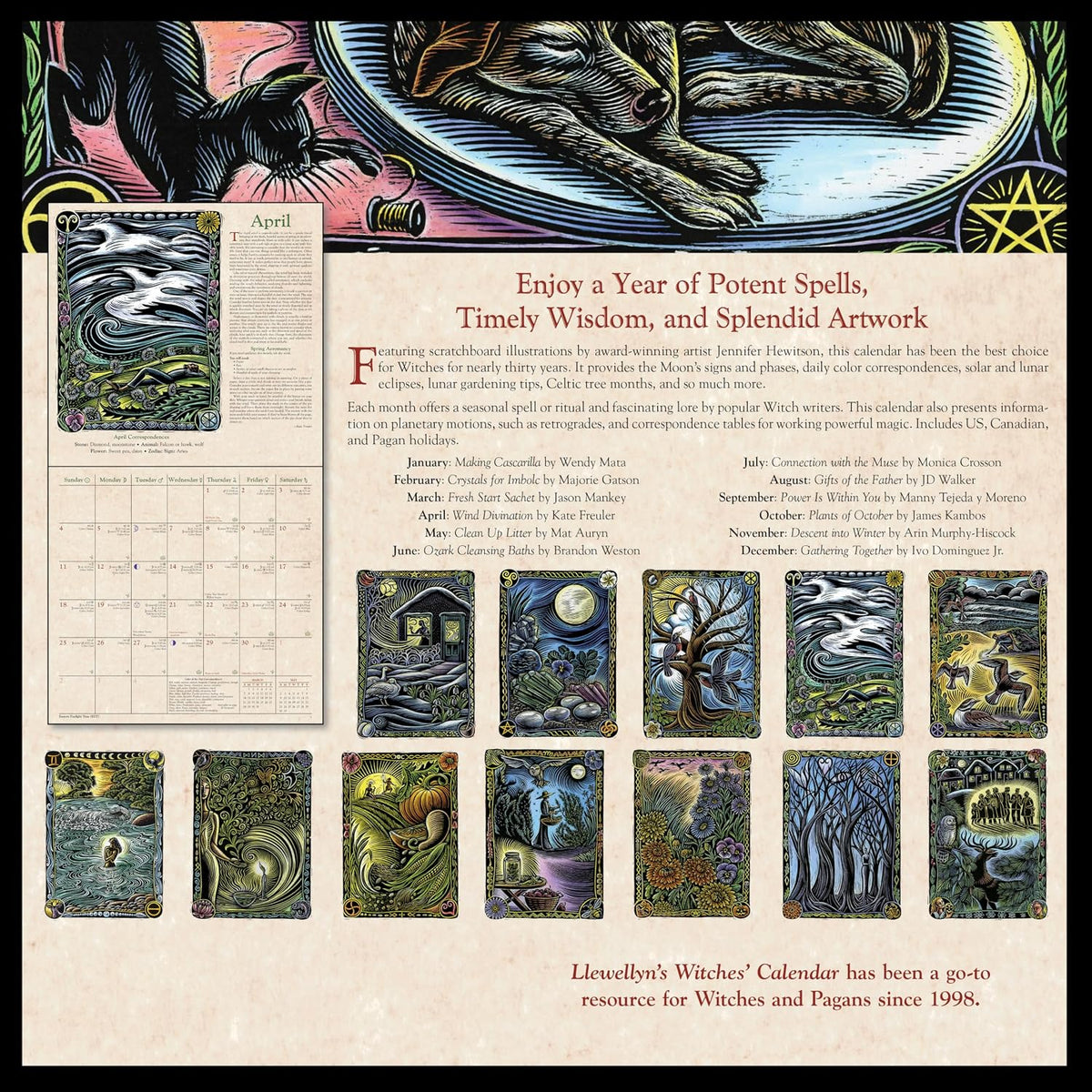 2027 Witches' Calendar