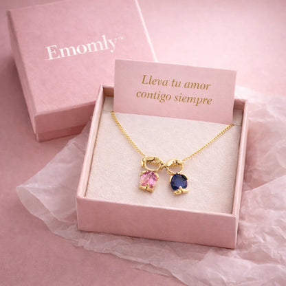 Personalized Mothers Necklace with Birthstone