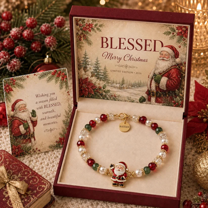 Christmas Blessings Bracelet-Christmas Meaning Bracelet with Gift Box