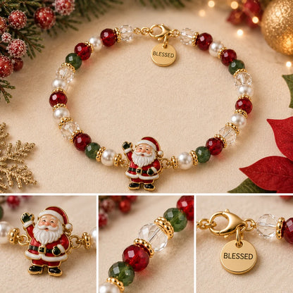 Christmas Blessings Bracelet-Christmas Meaning Bracelet with Gift Box