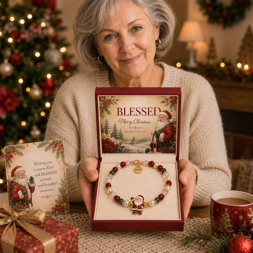 Christmas Blessings Bracelet-Christmas Meaning Bracelet with Gift Box