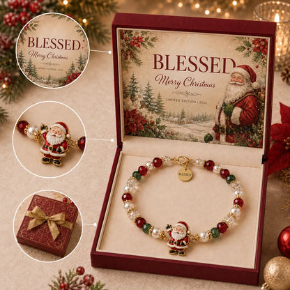 Christmas Blessings Bracelet-Christmas Meaning Bracelet with Gift Box