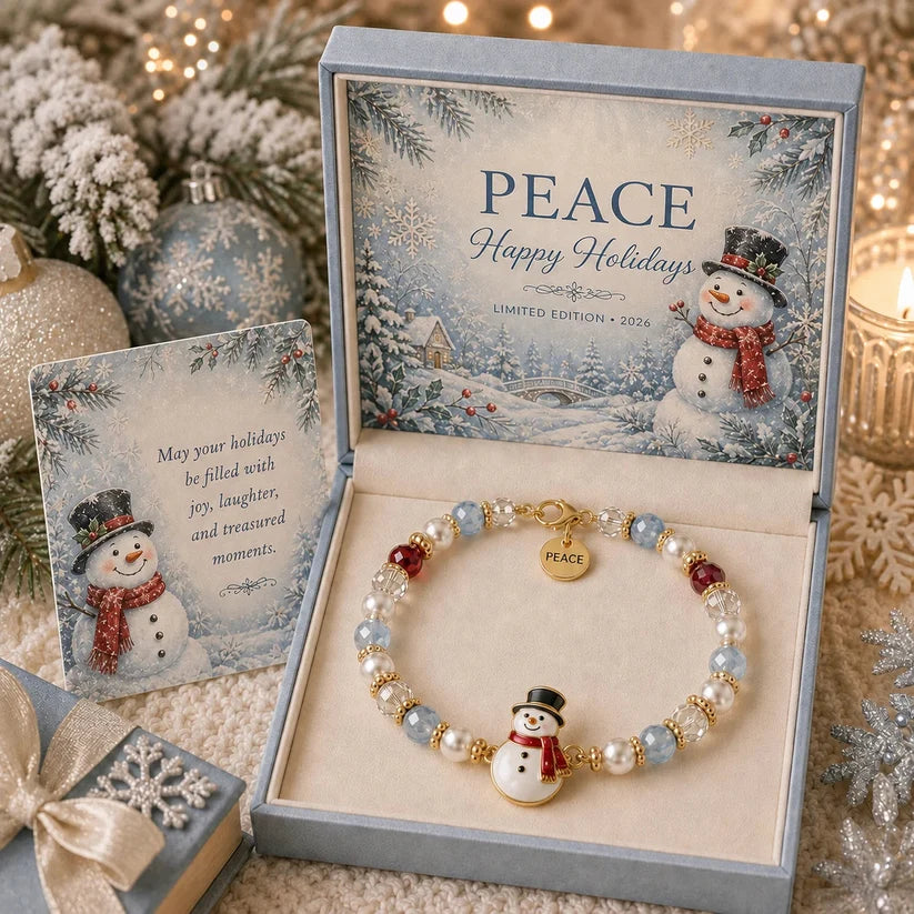 Christmas Blessings Bracelet-Christmas Meaning Bracelet with Gift Box