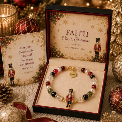 Christmas Blessings Bracelet-Christmas Meaning Bracelet with Gift Box