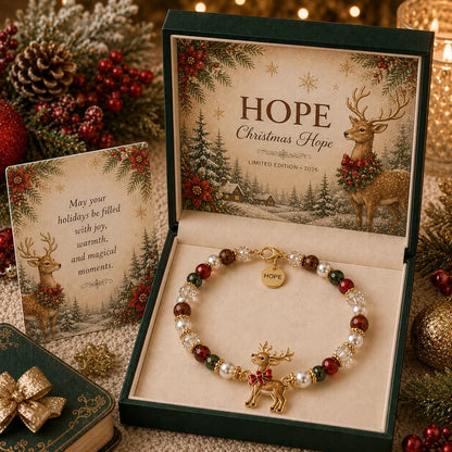 Christmas Blessings Bracelet-Christmas Meaning Bracelet with Gift Box