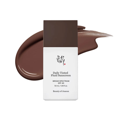 Tinted Fluid Sunscreen 12 Shades for Face Moisturizing Broad Spectrum SPF 40