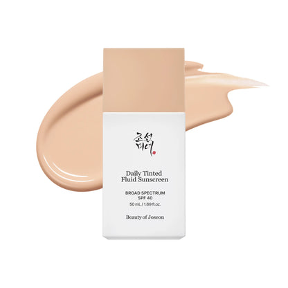 Tinted Fluid Sunscreen 12 Shades for Face Moisturizing Broad Spectrum SPF 40