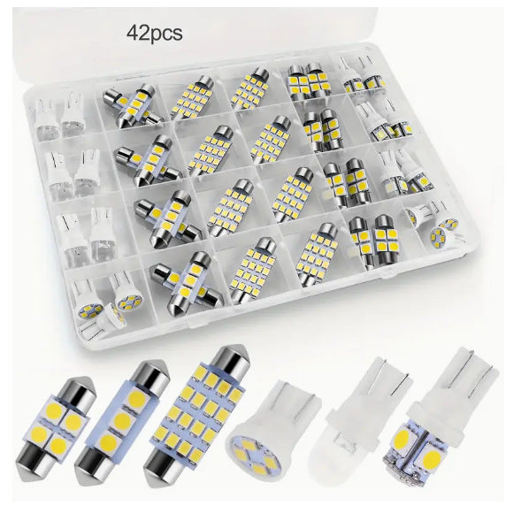 70 Pcs LED Car Interior Lights Bulb Kit - LED Dome Light 31 mm 36 mm 41 mm T10 for Car Interiors Map Dome
