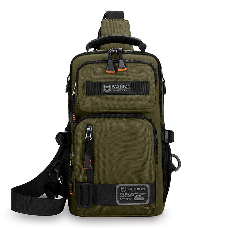 Crossbody Sling Backpack Sling Bag for Men Travel Hiking Chest Bag Daypack