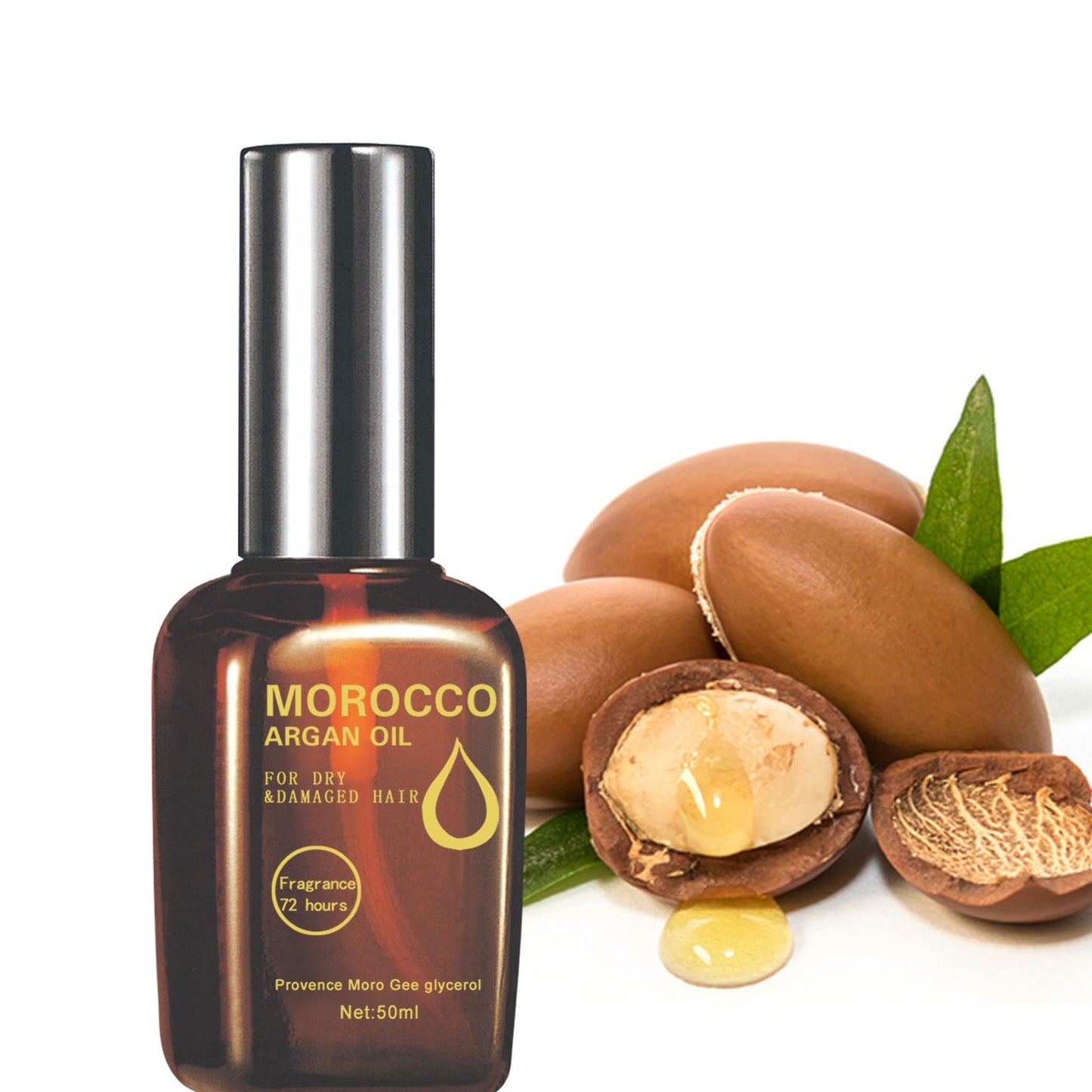 Hair Moisturizing Moroccan Argan Hair Oil Pure Macadamia Nut oil