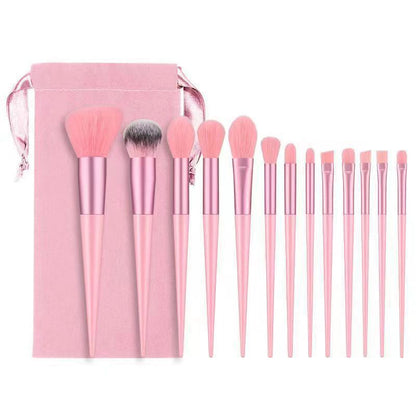 Makeup Brush Set 13 Pcs Professional Synthetic Case Upgraded Version