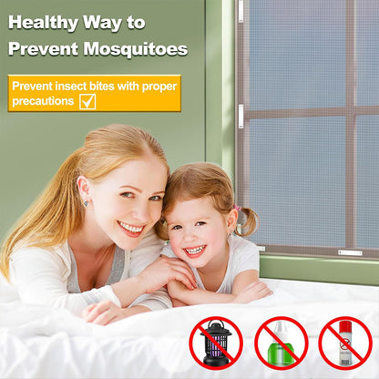 Magnetic Window Screen, No Drilling & Easy Installation, Cuttable Size