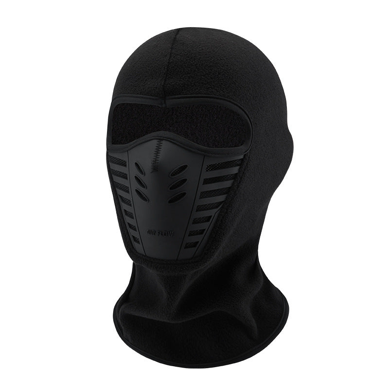 Balaclava Cycling Mask, Fleece Thermal Face Mask — Helmet-Compatible Ski Accessory