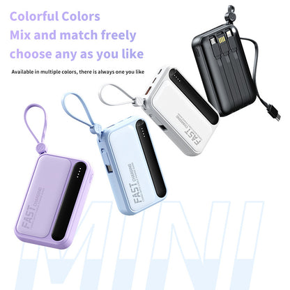 Built in 4 Cables Power Bank 4 In1 50000 nn Ah