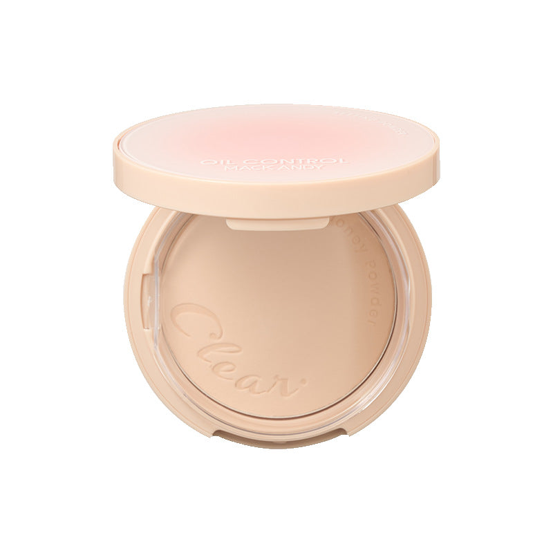 Matte Soft-Focus Oil-Control Pressed Powder – Natural, Long-Lasting, Waterproof, and Sweat-Resistant