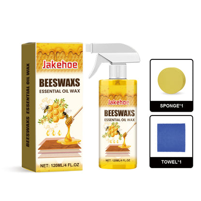 Beeswax Wood Polish Spray,Natural Wood Polish Spray For Living Rooms,Kitchens,Wood Furniture...