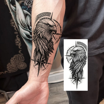 10PCS Realistic Religious Temporary Tattoos, Waterproof Realistic