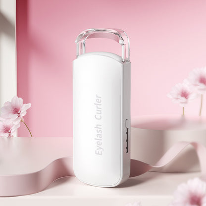 Heated Eyelash Curler - Portable Electric Tool | 3 Temp Control Silicone Pad
