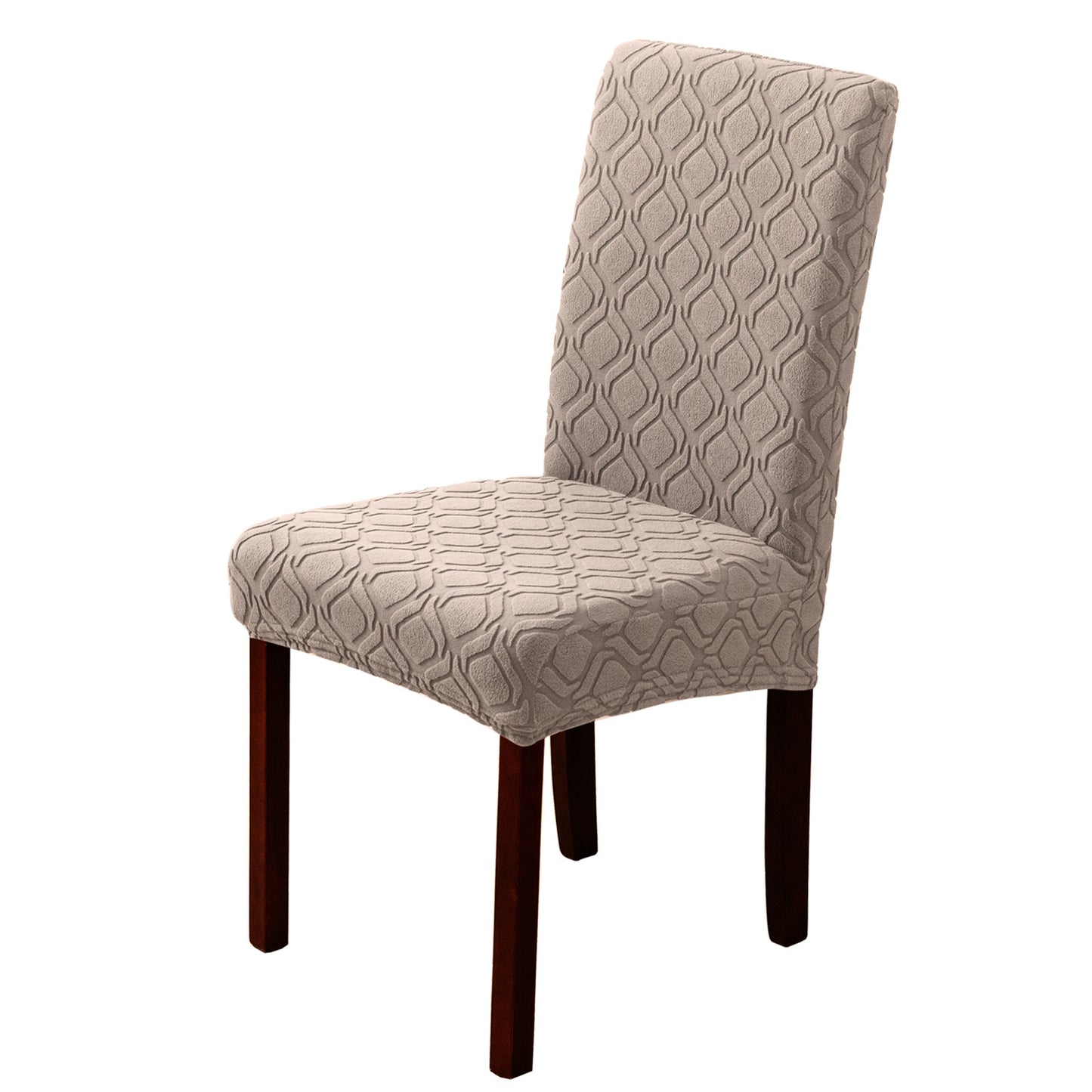 Stretch Jacquard Dining Chair Covers Waterproof & Washable,Non-Slip,Anti-Scratch Protector