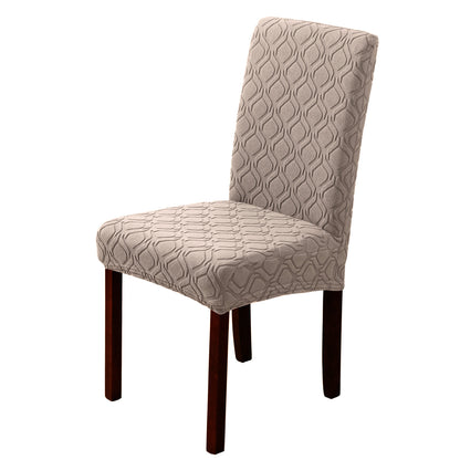 Stretch Jacquard Dining Chair Covers Waterproof & Washable,Non-Slip,Anti-Scratch Protector