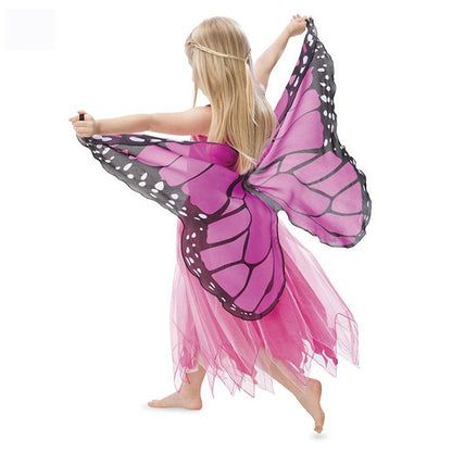 Children's Butterfly Wing Cape — Halloween Stage Performance Costume