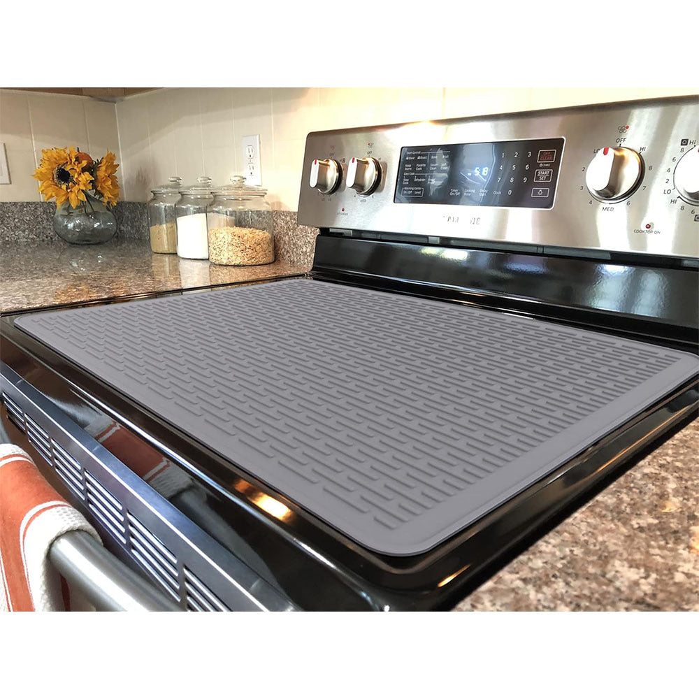 Heat-Resistant Silicone Stove Cover Mat & Utensils – Non-Slip Protector