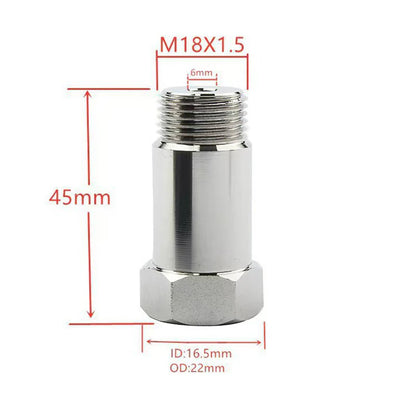 Stainless Steel Oxygen Sensor Expander Extension Connector For Automotive Aftermarket Parts