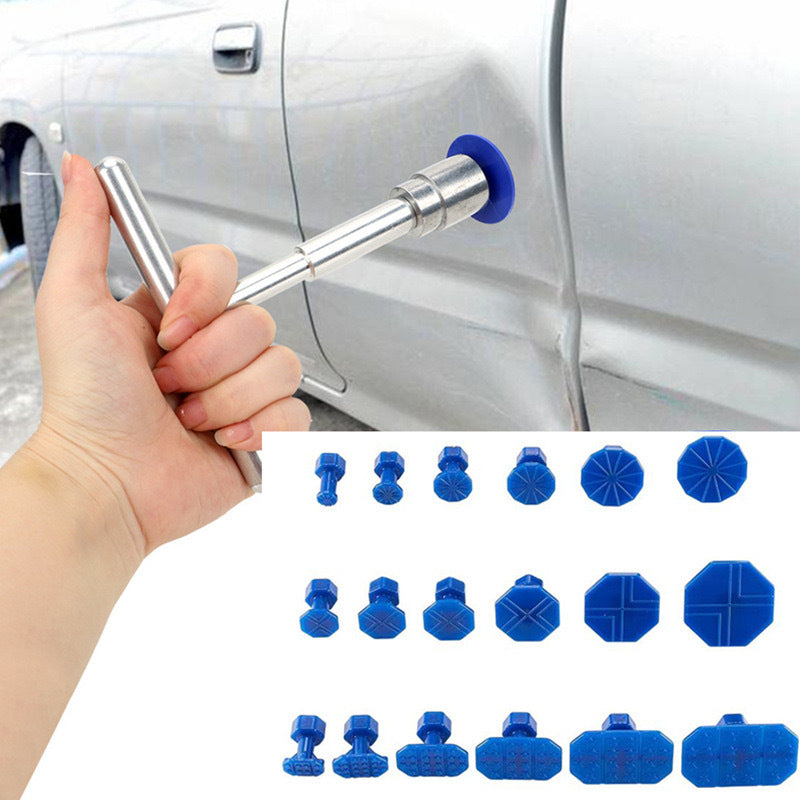 18 PCS Car Dent Puller Kit, Paintless Dent Repair Tools,  Car Dent Repair Kit with T Slide Hammer