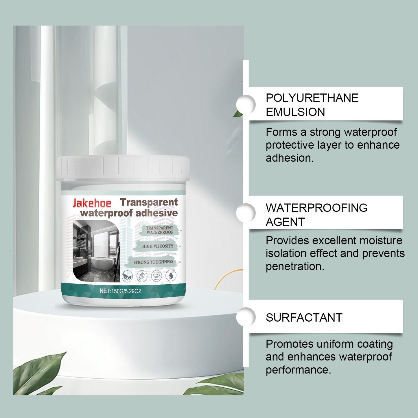 Transparent Waterproof Coating, Invisible WaterproofAgent